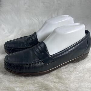 SAS Women's Tripad Comfort Black Leather Loafers Made in USA Size 8.5S